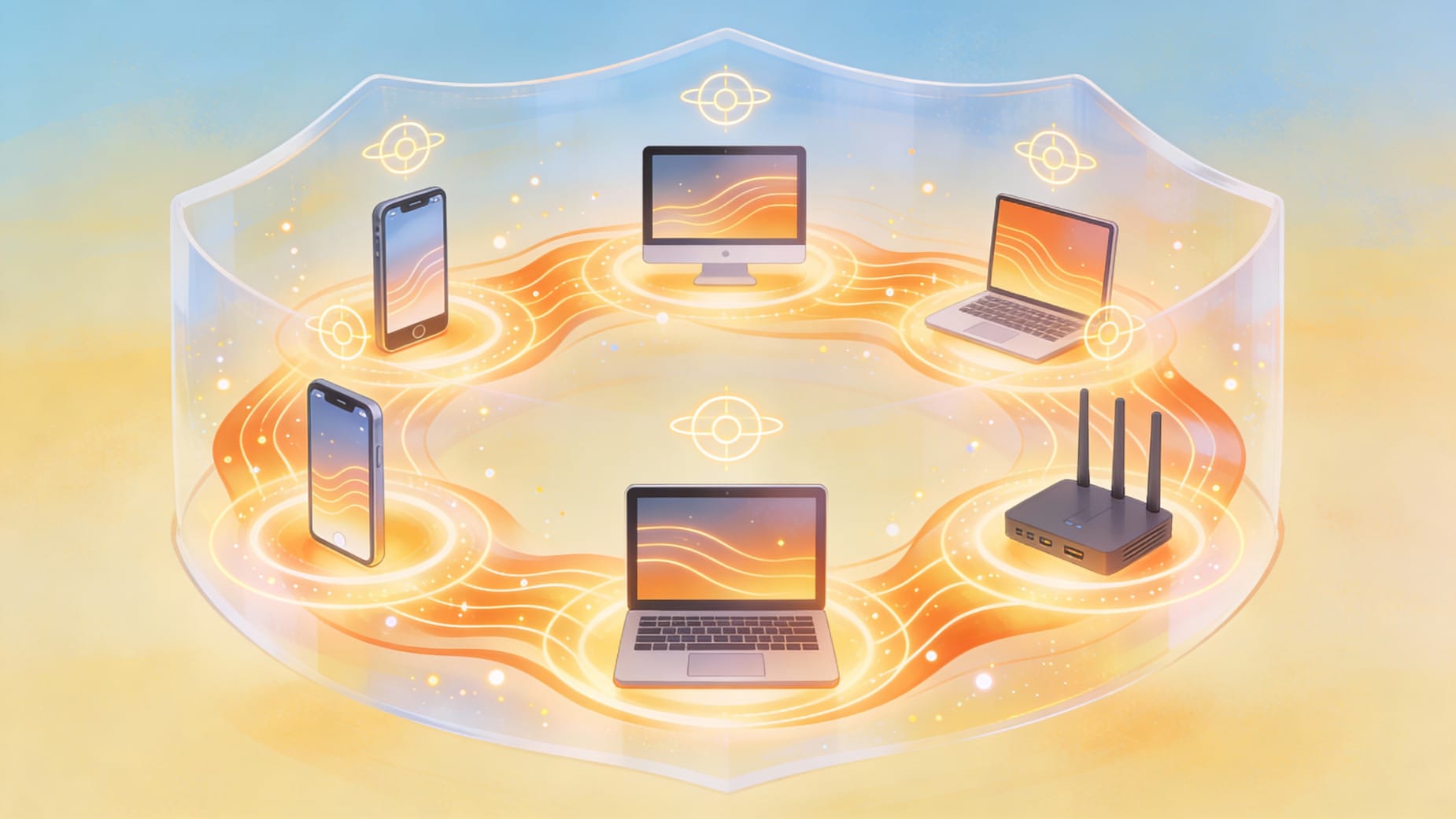 Raumvital esmog harmonizer for WiFi devices